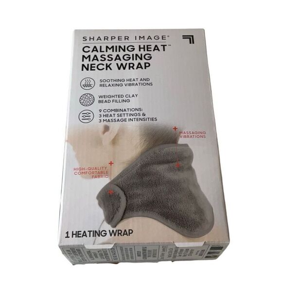 Sharper Image Calming Heat Neck Wrap, NIB - Picture 4 of 10